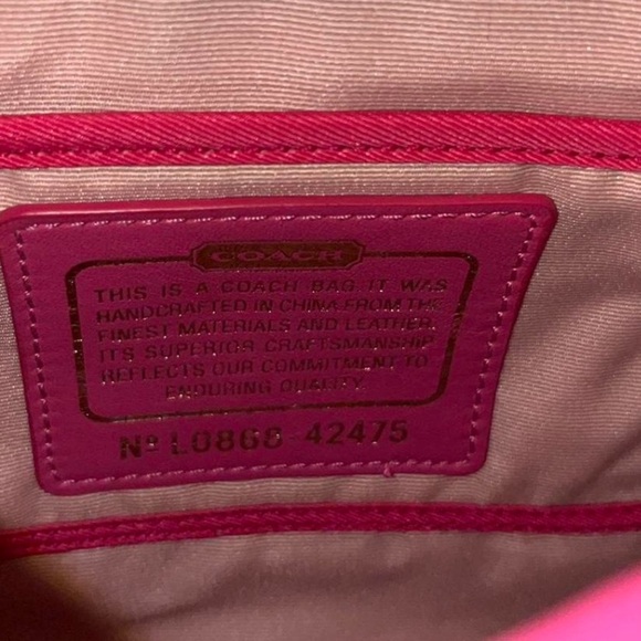 Coach Straw & Leather Shoulder Bag – Style 42475 - Picture 3 of 9